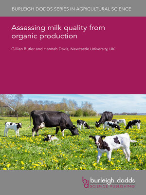 cover image of Assessing milk quality from organic production